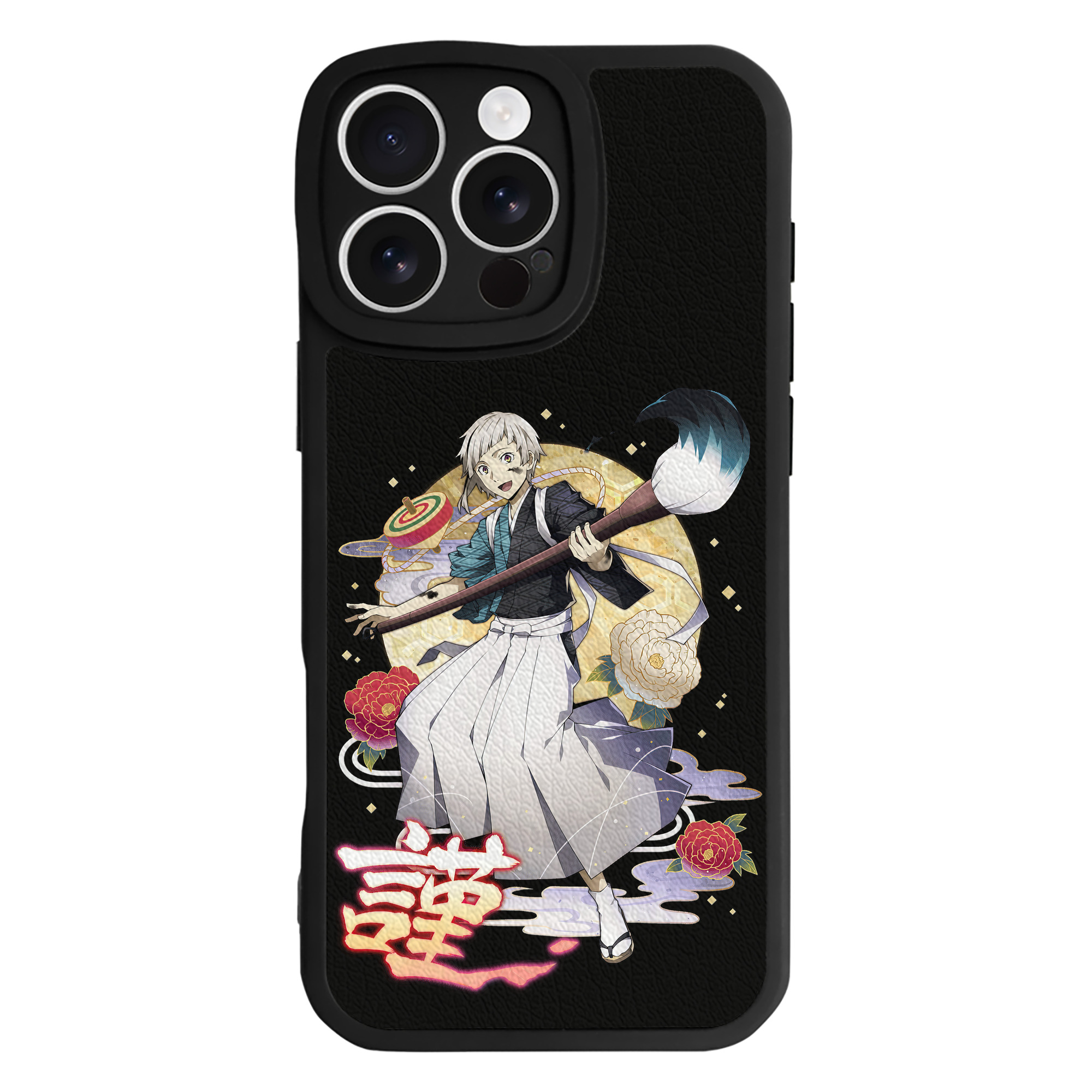 （画像用） 文豪ストレイドッグス Bungo Stray Dogs 【iPhone 16シリーズ対応】シリコンスマホケース（レザー調） 材質：シリコン